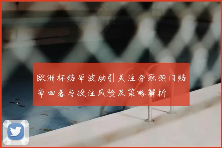 欧洲杯赔率波动引关注夺冠热门赔率回落与投注风险及策略解析